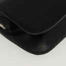 PRADA Shoulder Bag Nylon Leather Black Silver Auth 137290-9