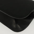 PRADA Shoulder Bag Nylon Leather Black Silver Auth 137290-14