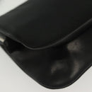 PRADA Shoulder Bag Nylon Leather Black Silver Auth 137290-15