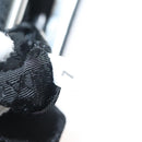 PRADA Shoulder Bag Nylon Leather Black Silver Auth 137290-12