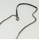 PRADA Shoulder Bag Nylon Leather Black Silver Auth 137290-8