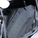 Christian Dior Montaigne Hand Bag Canvas Leather 2way Black Silver Auth 137291-10