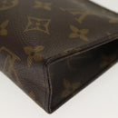 LOUIS VUITTON Monogram Poche Toilette 15 Pouch M47546 LV Auth 137296-16