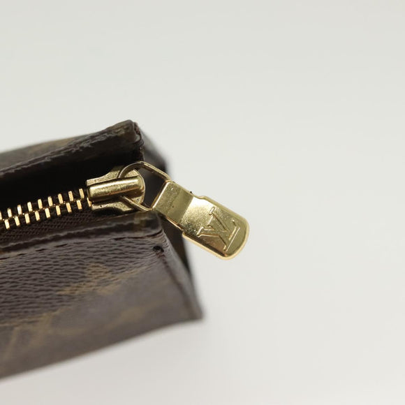 LOUIS VUITTON Monogram Poche Toilette 15 Pouch M47546 LV Auth 137296