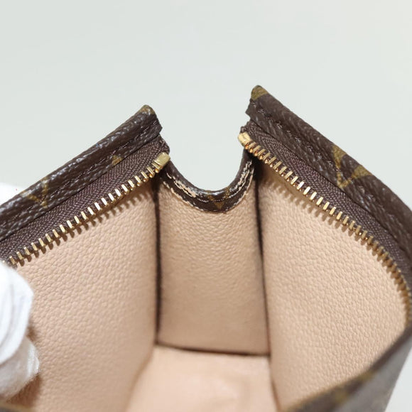 LOUIS VUITTON Monogram Poche Toilette 15 Pouch M47546 LV Auth 137296