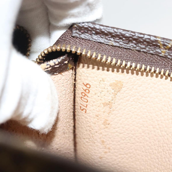 LOUIS VUITTON Monogram Poche Toilette 15 Pouch M47546 LV Auth 137296