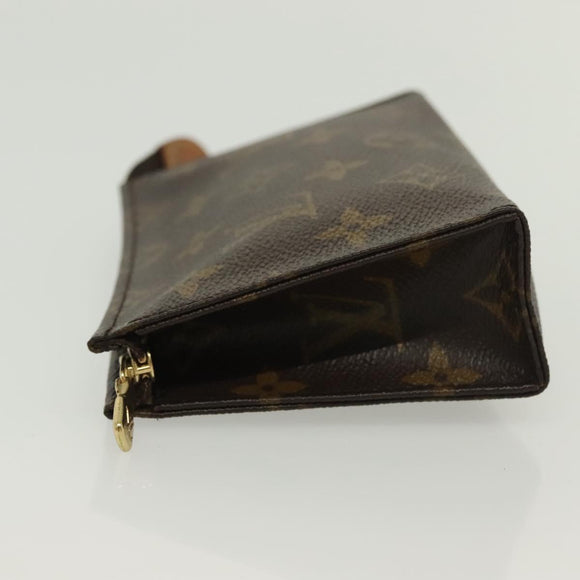 LOUIS VUITTON Monogram Poche Toilette 15 Pouch M47546 LV Auth 137296
