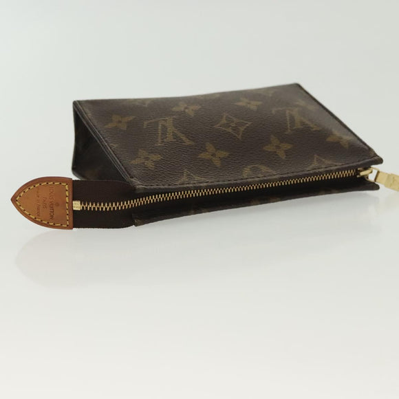 LOUIS VUITTON Monogram Poche Toilette 15 Pouch M47546 LV Auth 137296