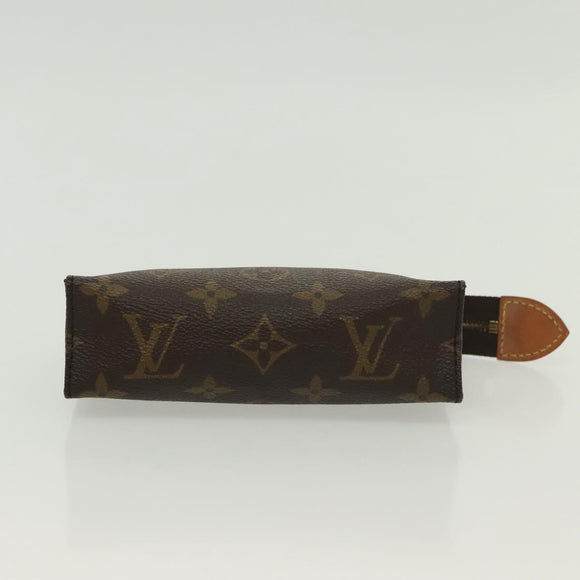 LOUIS VUITTON Monogram Poche Toilette 15 Pouch M47546 LV Auth 137296