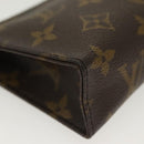 LOUIS VUITTON Monogram Poche Toilette 15 Pouch M47546 LV Auth 137296-7