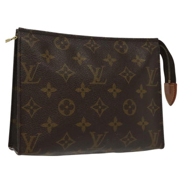 LOUIS VUITTON Monogram Poche Toilette 19 Pouch M47544 LV Auth 137297