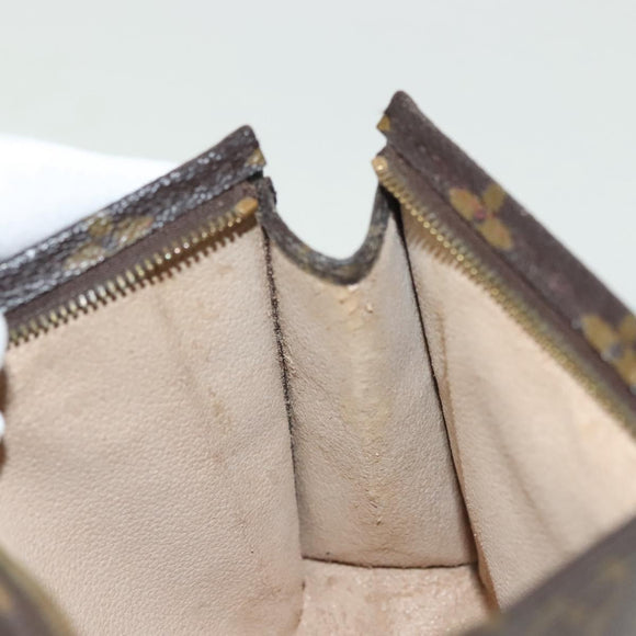 LOUIS VUITTON Monogram Poche Toilette 19 Pouch M47544 LV Auth 137297