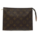 LOUIS VUITTON Monogram Poche Toilette 19 Pouch M47544 LV Auth 137297-13