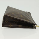 LOUIS VUITTON Monogram Poche Toilette 19 Pouch M47544 LV Auth 137297-4