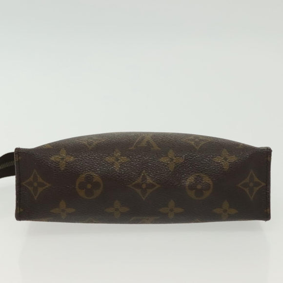LOUIS VUITTON Monogram Poche Toilette 19 Pouch M47544 LV Auth 137297