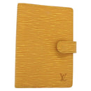 LOUIS VUITTON Epi Agenda PM Day Planner Cover Yellow R20059 LV Auth 137303-1