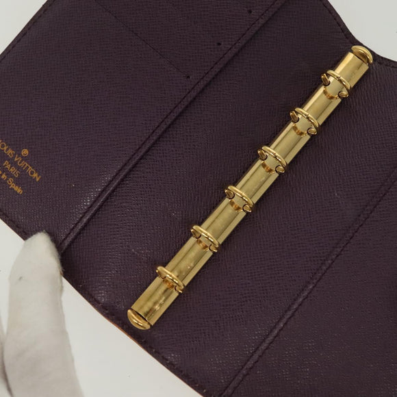 LOUIS VUITTON Epi Agenda PM Day Planner Cover Yellow R20059 LV Auth 137303