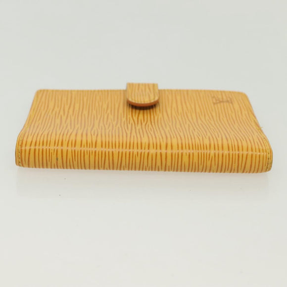 LOUIS VUITTON Epi Agenda PM Day Planner Cover Yellow R20059 LV Auth 137303