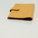 LOUIS VUITTON Epi Agenda PM Day Planner Cover Yellow R20059 LV Auth 137303-5