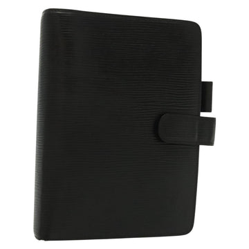 LOUIS VUITTON Epi Agenda MM Day Planner Cover Black R20042 LV Auth 137304