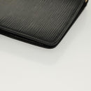 LOUIS VUITTON Epi Agenda MM Day Planner Cover Black R20042 LV Auth 137304-15
