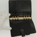 LOUIS VUITTON Epi Agenda MM Day Planner Cover Black R20042 LV Auth 137304-8