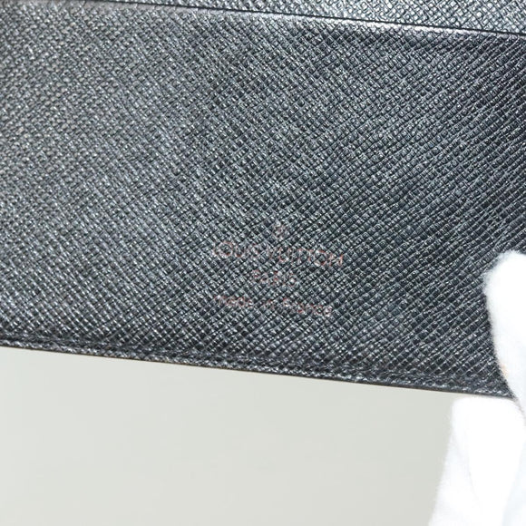 LOUIS VUITTON Epi Agenda MM Day Planner Cover Black R20042 LV Auth 137304