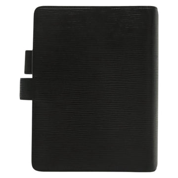 LOUIS VUITTON Epi Agenda MM Day Planner Cover Black R20042 LV Auth 137304 - 0