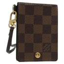 LOUIS VUITTON Damier Ebene Porte Cartes ID Bandouliere Case N60016 Auth 137306-1