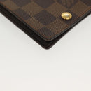 LOUIS VUITTON Damier Ebene Porte Cartes ID Bandouliere Case N60016 Auth 137306-15