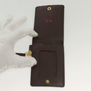 LOUIS VUITTON Damier Ebene Porte Cartes ID Bandouliere Case N60016 Auth 137306-9