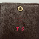 LOUIS VUITTON Damier Ebene Porte Cartes ID Bandouliere Case N60016 Auth 137306-10