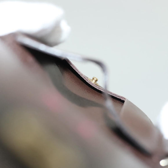 LOUIS VUITTON Damier Ebene Porte Cartes ID Bandouliere Case N60016 Auth 137306