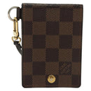LOUIS VUITTON Damier Ebene Porte Cartes ID Bandouliere Case N60016 Auth 137306-13