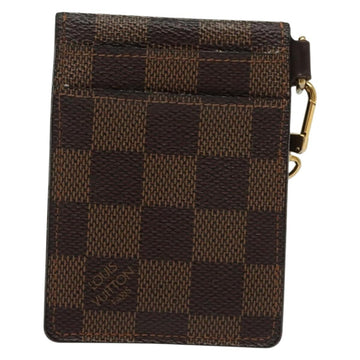 LOUIS VUITTON Damier Ebene Porte Cartes ID Bandouliere Case N60016 Auth 137306 - 0