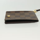 LOUIS VUITTON Damier Ebene Porte Cartes ID Bandouliere Case N60016 Auth 137306-3