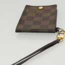 LOUIS VUITTON Damier Ebene Porte Cartes ID Bandouliere Case N60016 Auth 137306-6