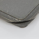 LOUIS VUITTON Taiga Zippy XL Long Wallet Gracie M42856 LV Auth 137308-8