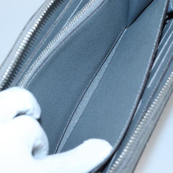 LOUIS VUITTON Taiga Zippy XL Long Wallet Gracie M42856 LV Auth 137308