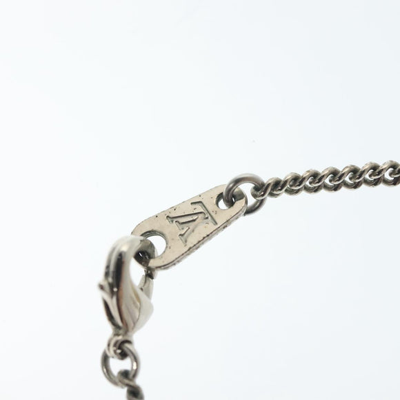 LOUIS VUITTON Collier LV Fluo Necklace metal Yellow Silver MP2143 LV Auth 137309