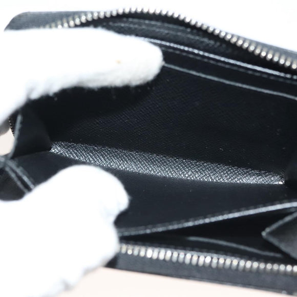 LOUIS VUITTON Damier Graphite Zippy Coin Purse N63076 LV Auth 137313