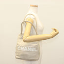 CHANEL Camelia Shoulder Bag Leather Beige Gold CC Auth 137317-21