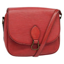 LOUIS VUITTON Epi Saint Cloud GM Shoulder Bag Red M52197 LV Auth 137330-1