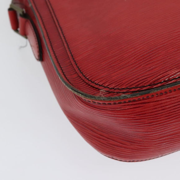 LOUIS VUITTON Epi Saint Cloud GM Shoulder Bag Red M52197 LV Auth 137330