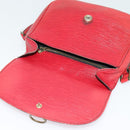LOUIS VUITTON Epi Saint Cloud GM Shoulder Bag Red M52197 LV Auth 137330-19