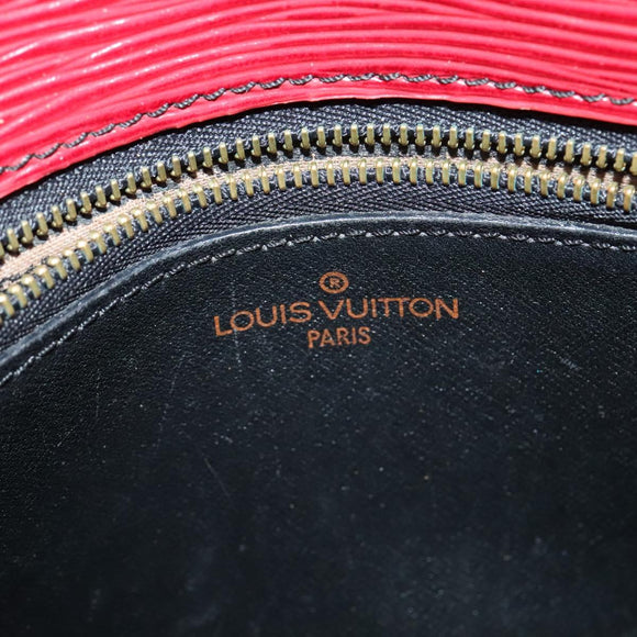 LOUIS VUITTON Epi Saint Cloud GM Shoulder Bag Red M52197 LV Auth 137330