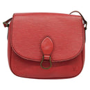 LOUIS VUITTON Epi Saint Cloud GM Shoulder Bag Red M52197 LV Auth 137330-13