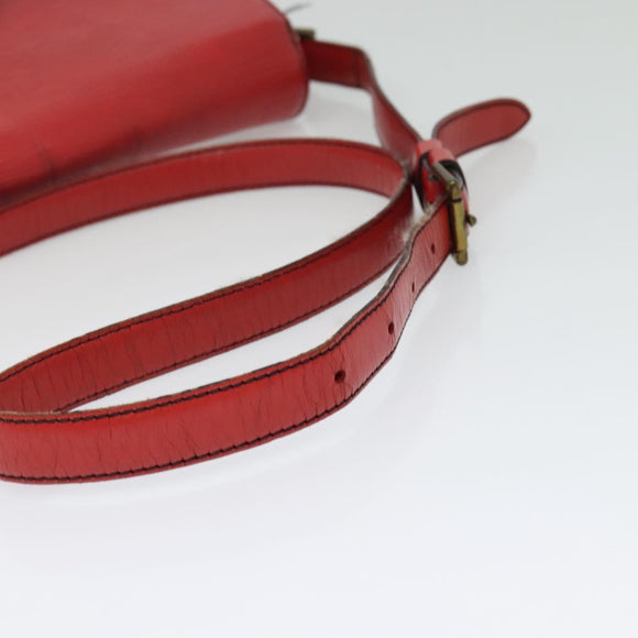 LOUIS VUITTON Epi Saint Cloud GM Shoulder Bag Red M52197 LV Auth 137330