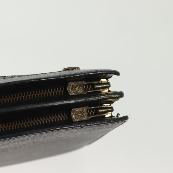 LOUIS VUITTON Epi Angian Shoulder Bag 2way Black M52112 LV Auth 137331