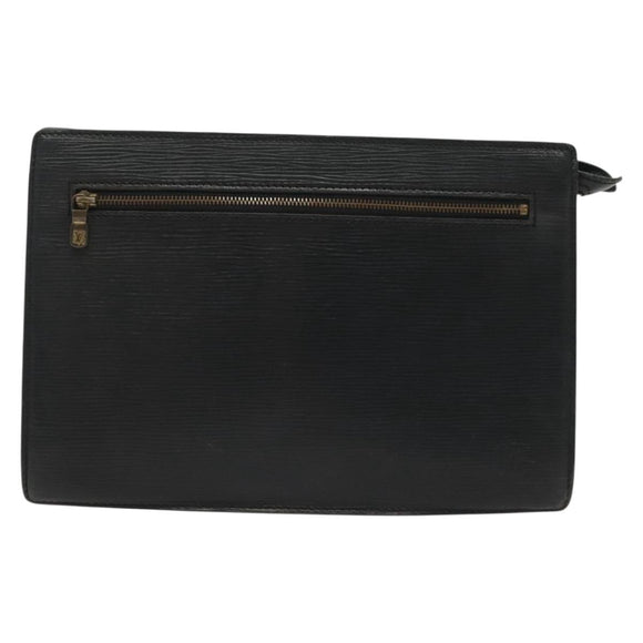 LOUIS VUITTON Epi Angian Shoulder Bag 2way Black M52112 LV Auth 137331